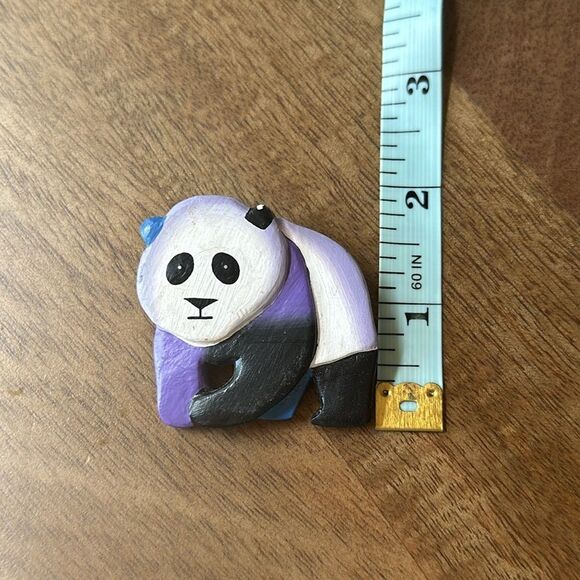 Vintage Panda Bear Brooch Pin! - Picture 5 of 6